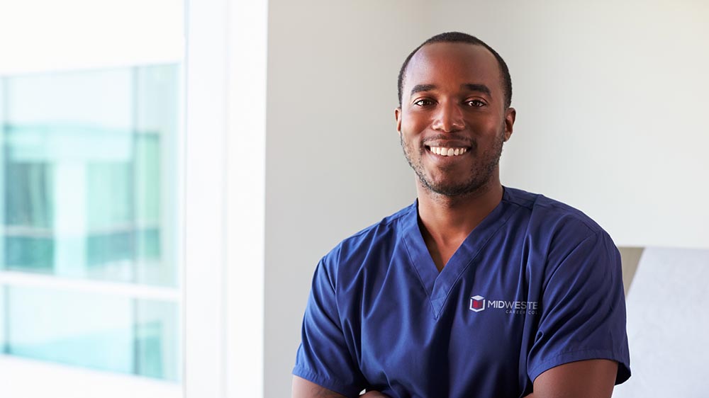 Smiling Allied Health medical assisting student