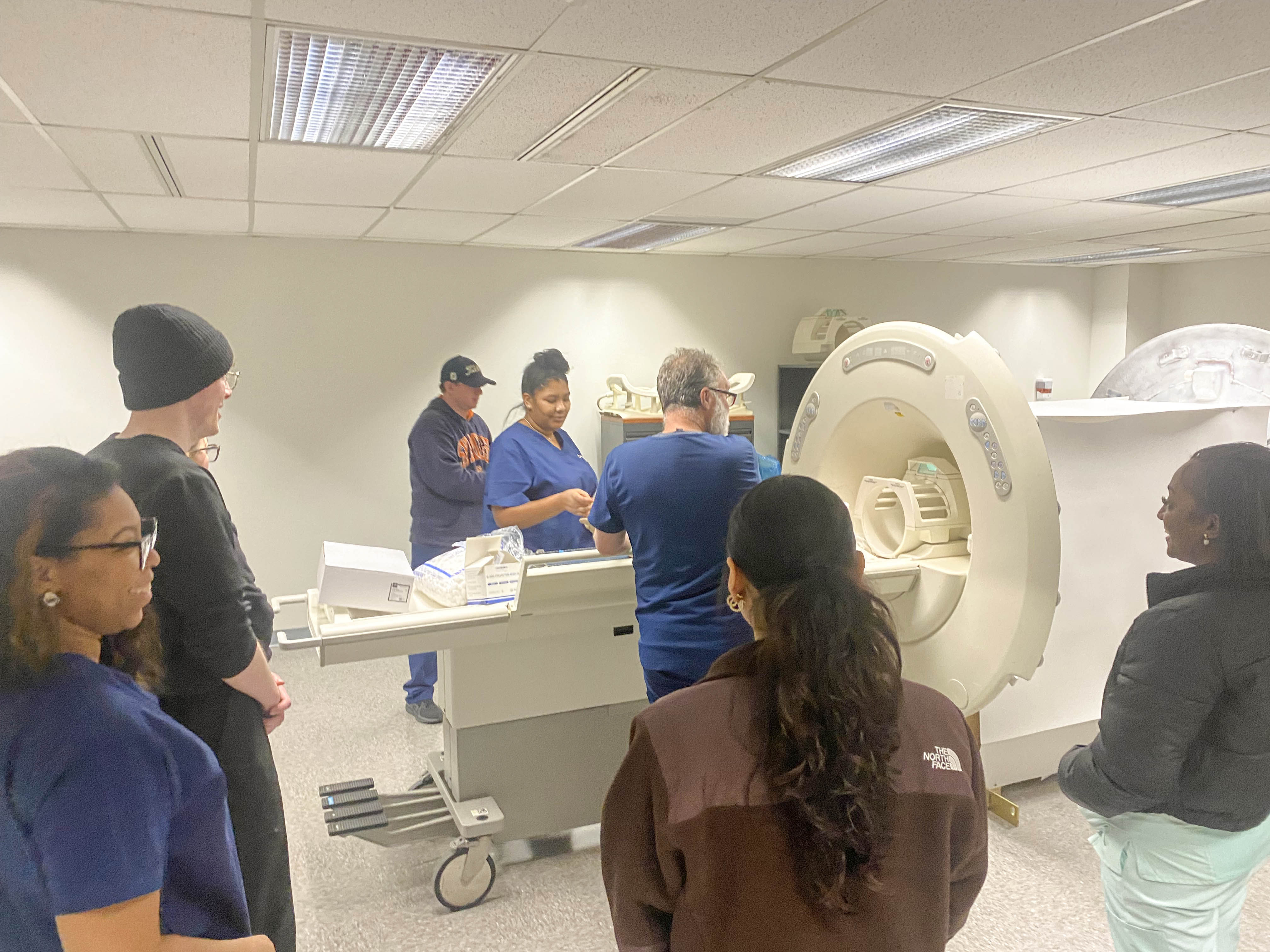 MRI Technology training environment at MCC Cleveland featuring a GE SIGNA MRI system