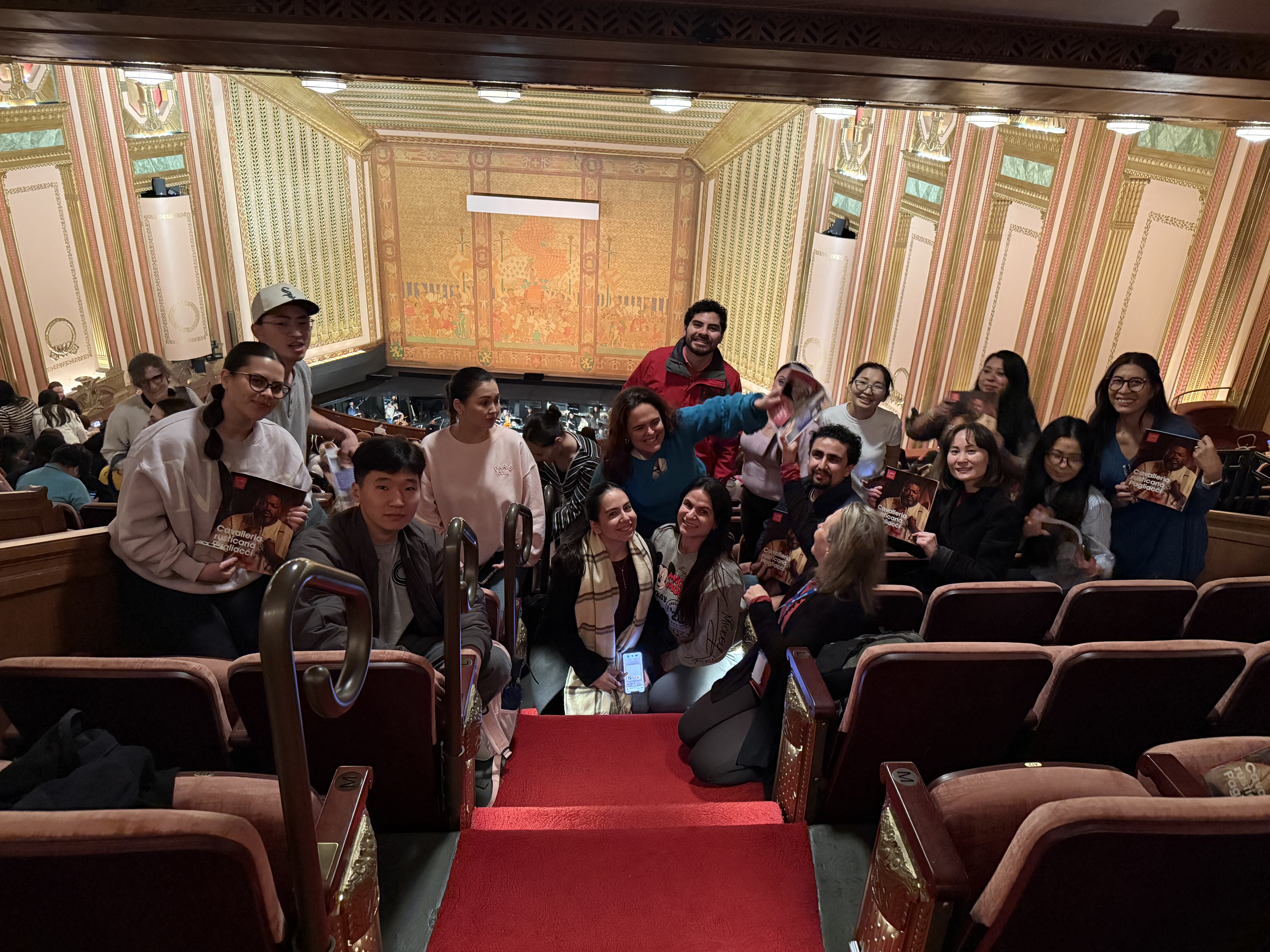 MCC ESL students visiting the Lyric Opera of Chicago