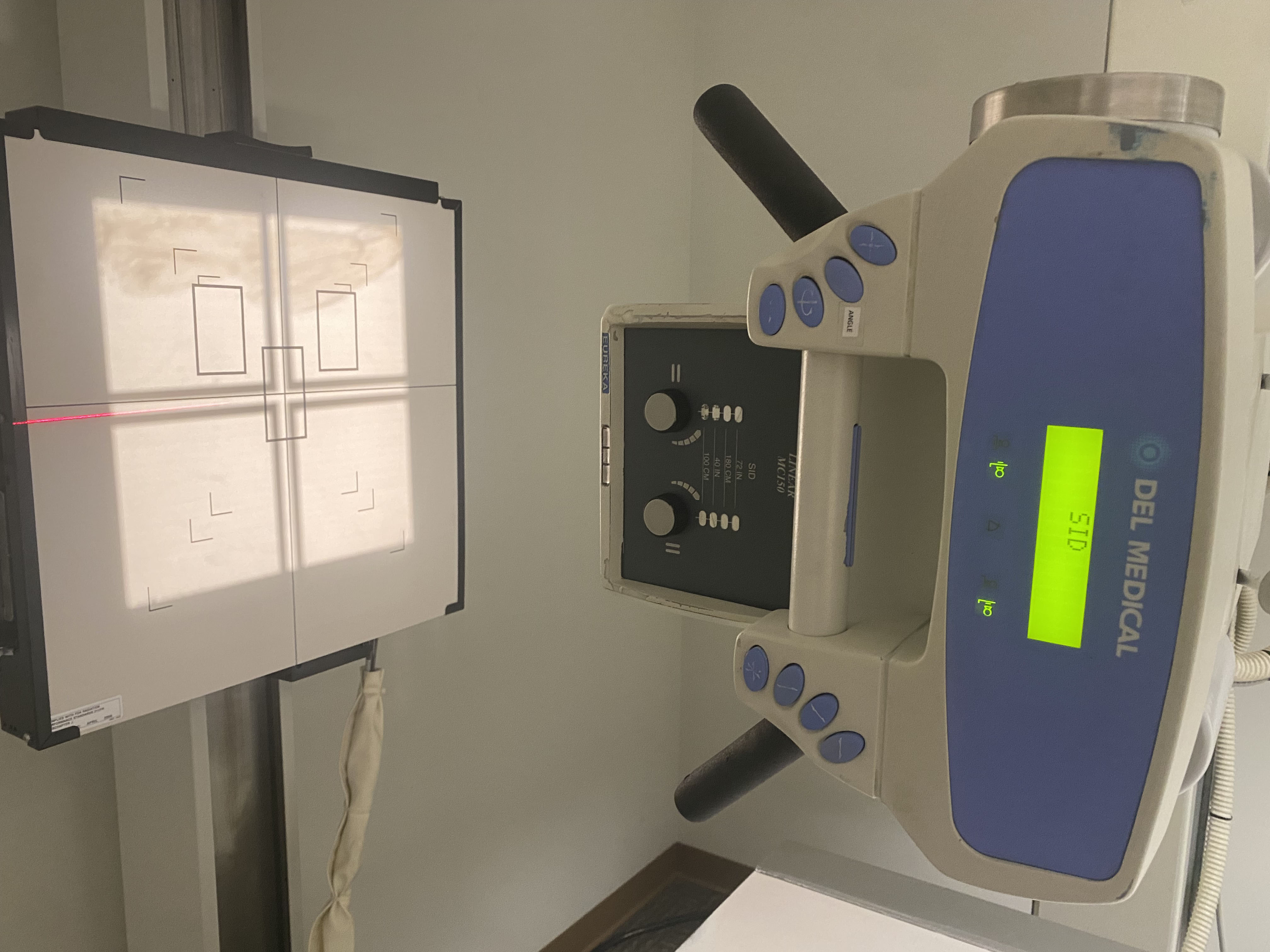 Radiography diagnostic imaging equipment used for hands-on training at Midwestern Career College