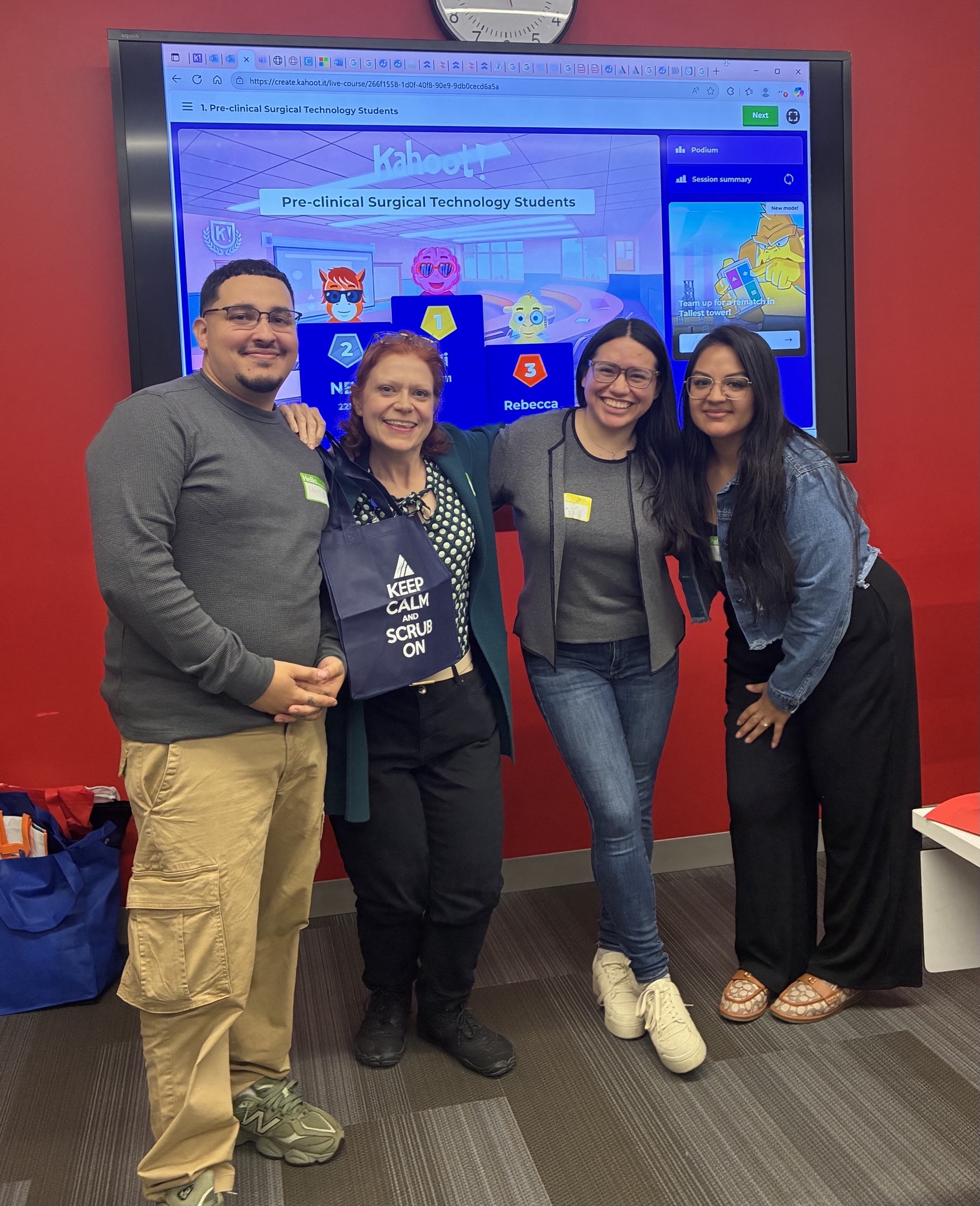 MCC Surgical Technology students winning Scrub Bowl Competition