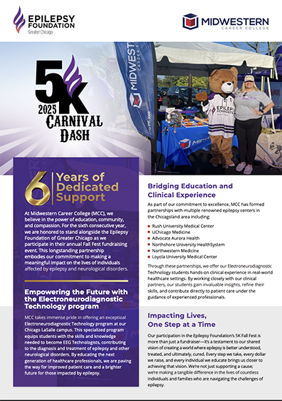 MCC Epilepsy 5K Flyer 2025