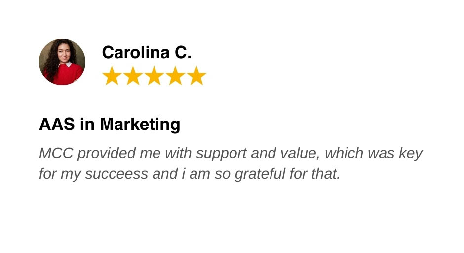 Carolina C. – Marketing Student